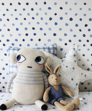 Load image into Gallery viewer, Dibba Dots • Georgia MacMillan • Blue Dotted Wallpaper • Milton &amp; King USA