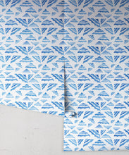 Load image into Gallery viewer, La Fontelina • Blue Inky Wallpaper • Milton &amp; King USA