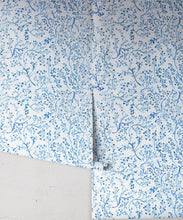 Load image into Gallery viewer, Wallpaper Rolls • Georgia MacMillan • Indigo Garden • Blue Botanical Wallpaper • Floral Decor• Milton &amp; King USA