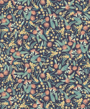 Load image into Gallery viewer, Gum Blossom Wallpaper • Blue Peach • Swatch