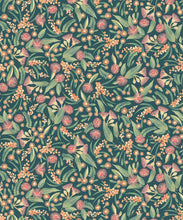 Load image into Gallery viewer, Gum Blossom Wallpaper • Green • Swatch