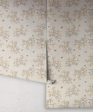 Load image into Gallery viewer, Bee Blossom Wallpaper • Hackney &amp; Co. • Dusty • Roll