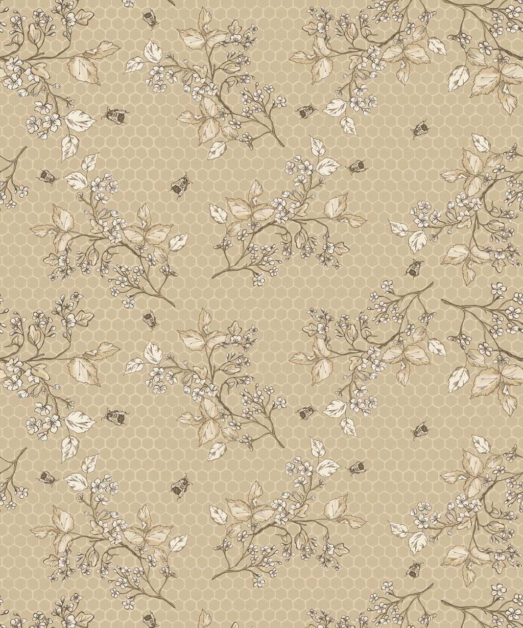 Bee Blossom Wallpaper