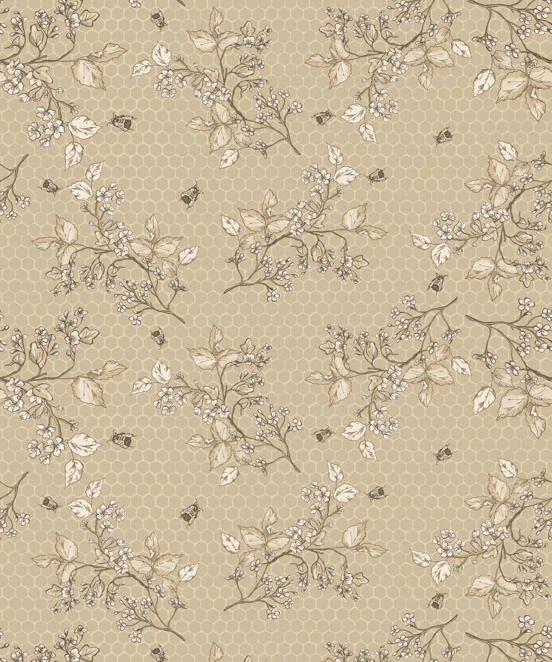 Bee Blossom Wallpaper