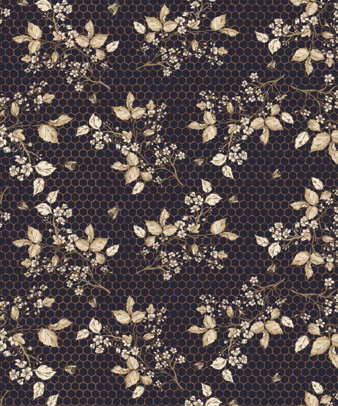 Bee Blossom Wallpaper