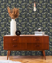Load image into Gallery viewer, Cicely Wallpaper • Hackney &amp; Co. • Charcoal • Insitu