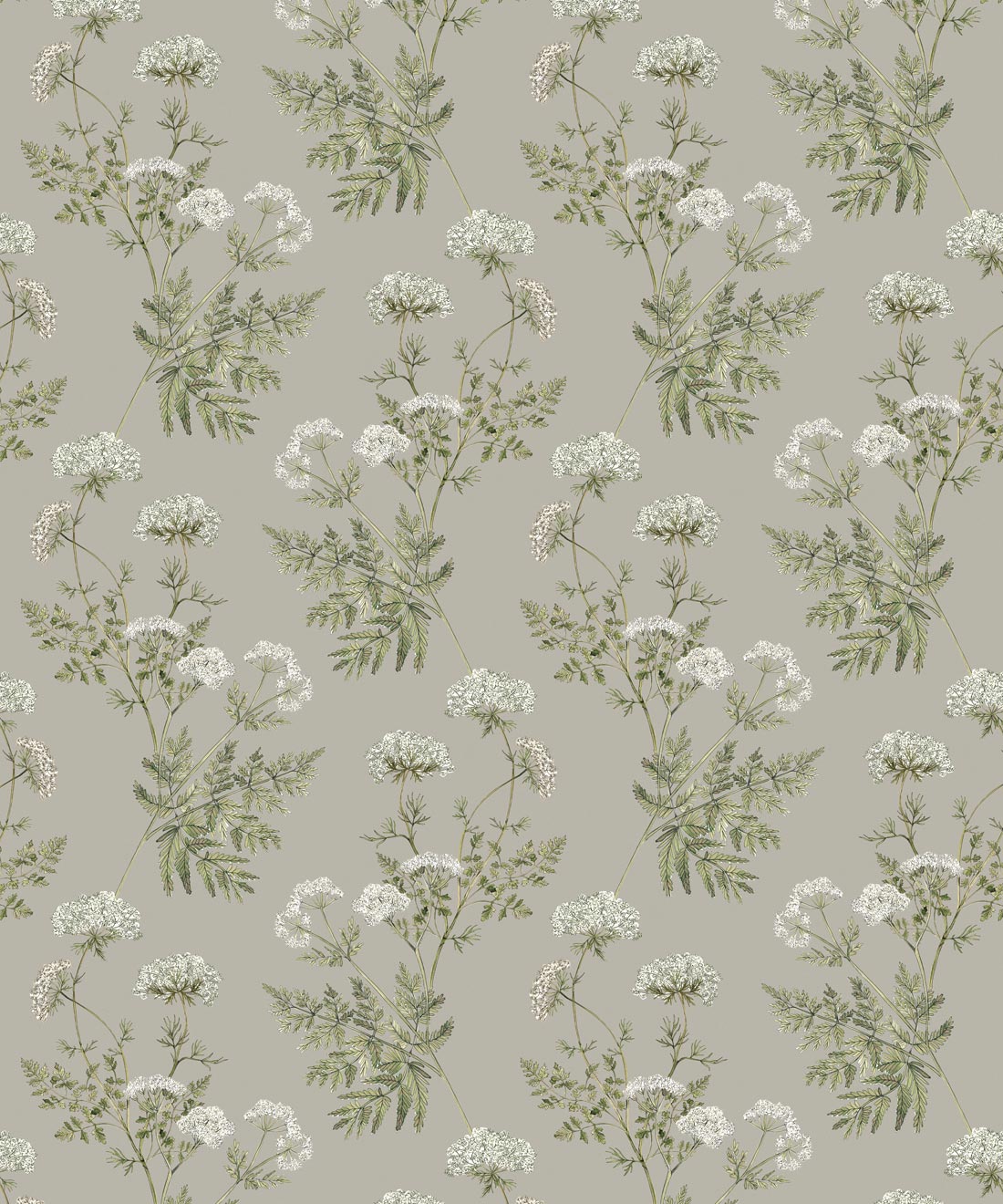 Cicely Wallpaper • Hackney & Co. • French Grey • Swatch