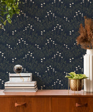 Load image into Gallery viewer, Cotton Grass Wallpaper • Hackney &amp; Co. • Indian Blue • Insitu