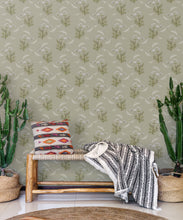 Load image into Gallery viewer, Dancing Mayfly Wallpaper • Hackney &amp; Co. • Moss • Insitu