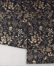 Load image into Gallery viewer, Herb Antique Wallpaper • Hackney &amp; Co. • Navy • Roll