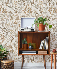 Load image into Gallery viewer, Herb Antique Wallpaper • Hackney &amp; Co. • Stone • Insitu
