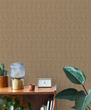 Load image into Gallery viewer, Honeycomb Geo Wallpaper • Hackney &amp; Co. • Gold • Insitu