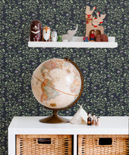 Load image into Gallery viewer, Majoram Wallpaper • Hackney &amp; Co. • Navy • Insitu