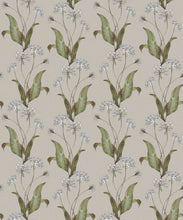 Load image into Gallery viewer, Wild Garlic Wallpaper • Hackney &amp; Co. • French Grey • Swatch