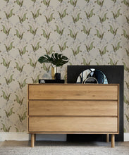 Load image into Gallery viewer, Wild Garlic Wallpaper • Hackney &amp; Co. • French Grey • Insitu