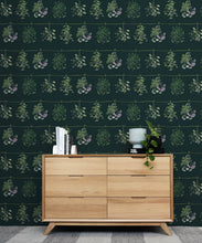 Load image into Gallery viewer, Dried Herbs Wallpaper • Hackney &amp; Co. • Green • Insitu