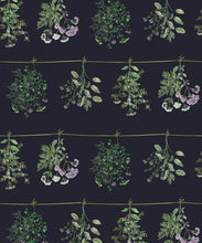 Load image into Gallery viewer, Dried Herbs Wallpaper • Hackney &amp; Co. • Navy • Swatch