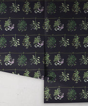 Load image into Gallery viewer, Dried Herbs Wallpaper • Hackney &amp; Co. • Navy • Roll
