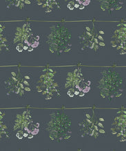 Load image into Gallery viewer, Dried Herbs Wallpaper • Hackney &amp; Co. • Slate Grey • Swatch