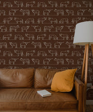 Load image into Gallery viewer, The Herd Wallpaper • Cow, Cattle, Farm Animals • Leather • Insitu