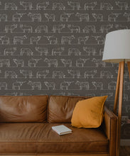 Load image into Gallery viewer, The Herd Wallpaper • Cow, Cattle, Farm Animals • Stone • Insitu