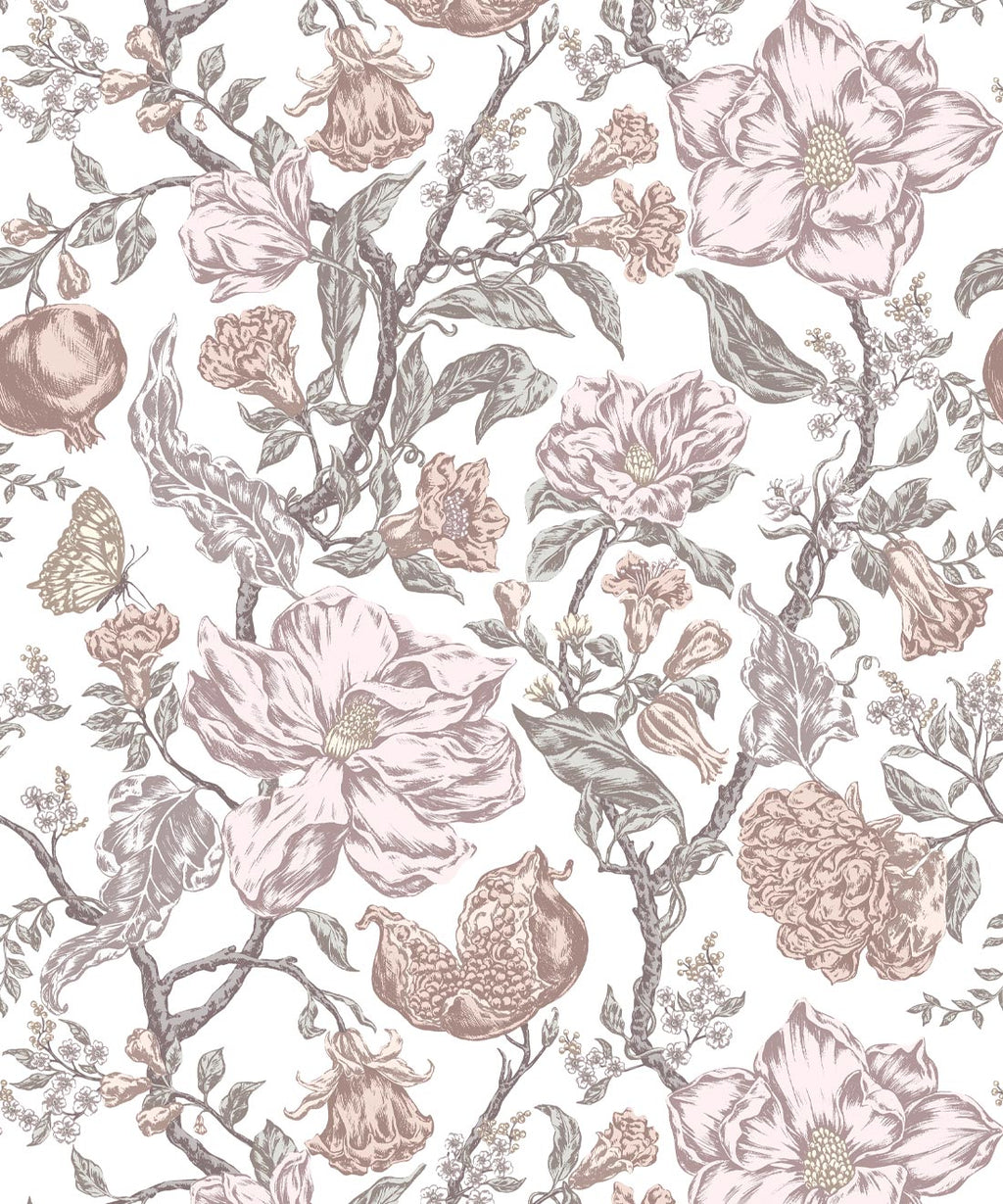 Magnolia Garden Wallpaper