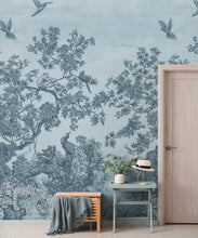 Load image into Gallery viewer, Sinharaja Mural • Blue • Insitu
