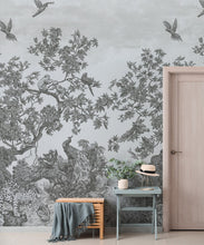 Load image into Gallery viewer, Sinharaja Mural • Gray • Insitu