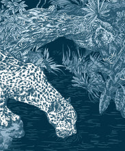Load image into Gallery viewer, Sinharaja Mural • Navy • Scale