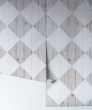 Load image into Gallery viewer, Maatila Talo is a modern wood Wallpaper