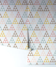 Load image into Gallery viewer, Pastelangles is a dreamy geometric wallpaper