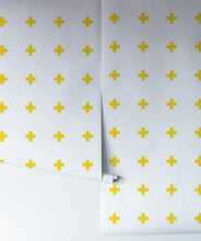 Load image into Gallery viewer, Plus Sign Yellow Wallpaper
