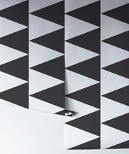 Load image into Gallery viewer, Terminal - Black is a bold triangle wallpaper