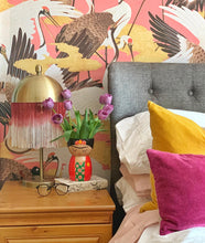 Load image into Gallery viewer, Cranes wallpaper • Pink Wallpaper