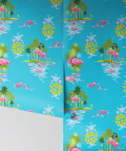 Load image into Gallery viewer, Flamingo Day Wallpaper