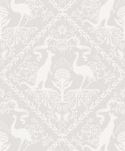 Load image into Gallery viewer, In Australia We Trust Bondi • Australian Wallpaper • Australian Coat of Arms • Milton &amp; King USA • Grey Wallpaper