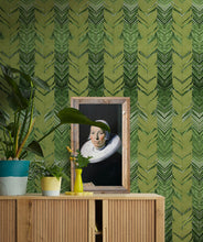 Load image into Gallery viewer, Jungle Weave is a Foliage wallpaper