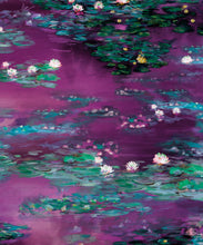 Load image into Gallery viewer, Water Lillies Wallpaper • Abstract Wallpaper • Dreamy Wallpaper • Violeta Wallpaper • Swatch