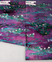 Load image into Gallery viewer, Water Lillies Wallpaper • Abstract Wallpaper • Dreamy Wallpaper • Violeta Wallpaper • Rolls