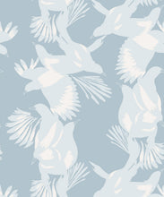 Load image into Gallery viewer, Magpie Wallpaper • Milton &amp; King USA • Blue Bell Wallpaper Swatch