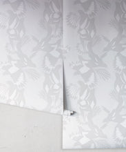 Load image into Gallery viewer, Magpie Wallpaper • Milton &amp; King USA • Bondi Grey Wallpaper Roll