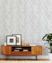 Load image into Gallery viewer, Magpie Wallpaper • Milton &amp; King USA • Bondi Grey Wallpaper Insitu