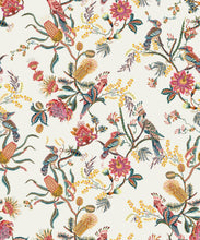 Load image into Gallery viewer, Matilda Wallpaper • Cockatoo, kookaburra • Australian Wallpaper • Milton &amp; King USA • Oceania Swatch
