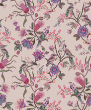 Load image into Gallery viewer, Matilda Wallpaper • Cockatoo, kookaburra • Australian Wallpaper • Milton &amp; King USA • Pinky Swatch