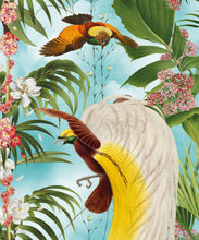 Load image into Gallery viewer, Paradise Wallpaper a Lush Botanical Design in the sky colorway