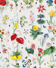 Load image into Gallery viewer, Jolie Wallpaper • Floral Wallpaper • Canvas • Swatch