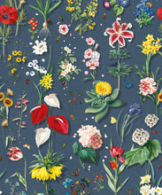 Load image into Gallery viewer, Jolie Wallpaper • Floral Wallpaper • Cobalt • Swatch