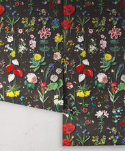 Load image into Gallery viewer, Jolie Wallpaper • Floral Wallpaper • Night • Roll