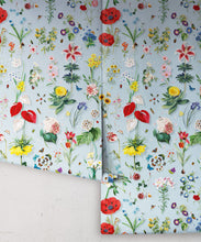 Load image into Gallery viewer, Jolie Wallpaper • Floral Wallpaper • Sky • Roll
