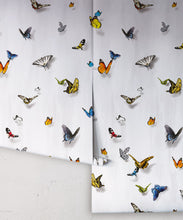 Load image into Gallery viewer, Papilio Wallpaper • Butterfly Wallpaper With Butterflies • Beige • Roll